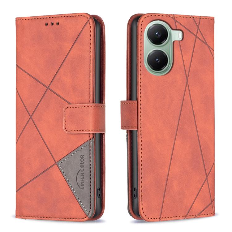 Magnetic Buckle Rhombus Texture Leather Phone Case, For Xiaomi 17T Pro 5G, For Xiaomi 17T 5G, For Xiaomi Poco M7 4G 169mm, For Xiaomi 15T Pro 5G, For Xiaomi 15T 5G, For Xiaomi Poco F7 5G Global, For Xiaomi Poco C71, For Xiaomi Poco F7 Pro / F7 Ultra   ...