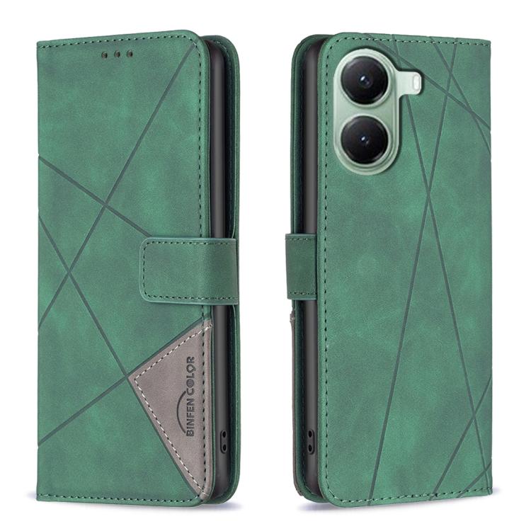 Magnetic Buckle Rhombus Texture Leather Phone Case, For Xiaomi 17T Pro 5G, For Xiaomi 17T 5G, For Xiaomi Poco M7 4G 169mm, For Xiaomi 15T Pro 5G, For Xiaomi 15T 5G, For Xiaomi Poco F7 5G Global, For Xiaomi Poco C71, For Xiaomi Poco F7 Pro / F7 Ultra   ...