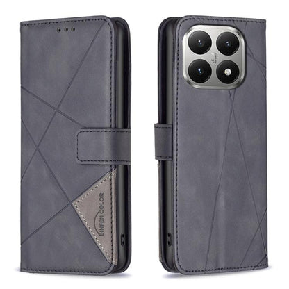Magnetic Buckle Rhombus Texture Leather Phone Case, For Xiaomi 17T Pro 5G, For Xiaomi 17T 5G, For Xiaomi Poco M7 4G 169mm, For Xiaomi 15T Pro 5G, For Xiaomi 15T 5G, For Xiaomi Poco F7 5G Global, For Xiaomi Poco C71, For Xiaomi Poco F7 Pro / F7 Ultra   ...