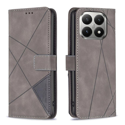 Magnetic Buckle Rhombus Texture Leather Phone Case, For Xiaomi 17T Pro 5G, For Xiaomi 17T 5G, For Xiaomi Poco M7 4G 169mm, For Xiaomi 15T Pro 5G, For Xiaomi 15T 5G, For Xiaomi Poco F7 5G Global, For Xiaomi Poco C71, For Xiaomi Poco F7 Pro / F7 Ultra   ...