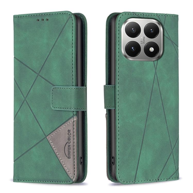 Magnetic Buckle Rhombus Texture Leather Phone Case, For Xiaomi 17T Pro 5G, For Xiaomi 17T 5G, For Xiaomi Poco M7 4G 169mm, For Xiaomi 15T Pro 5G, For Xiaomi 15T 5G, For Xiaomi Poco F7 5G Global, For Xiaomi Poco C71, For Xiaomi Poco F7 Pro / F7 Ultra   ...