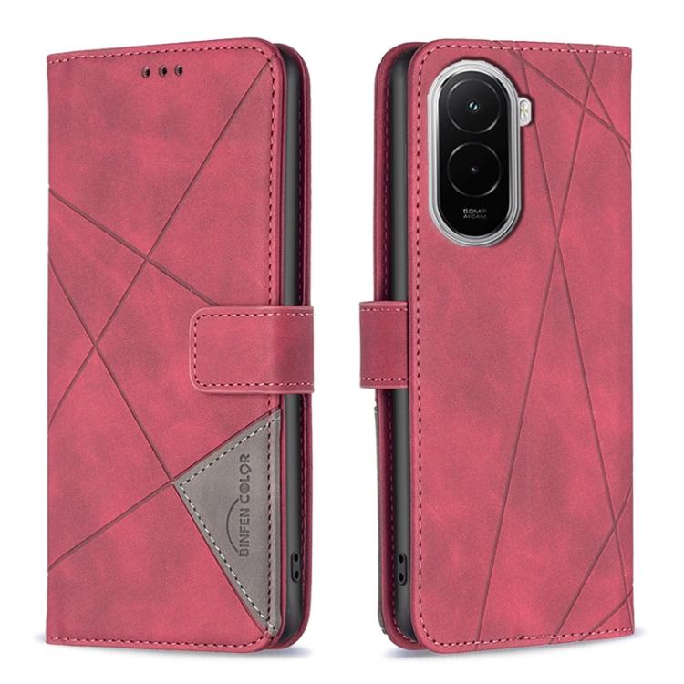 Magnetic Buckle Rhombus Texture Leather Phone Case, For Xiaomi 17T Pro 5G, For Xiaomi 17T 5G, For Xiaomi Poco M7 4G 169mm, For Xiaomi 15T Pro 5G, For Xiaomi 15T 5G, For Xiaomi Poco F7 5G Global, For Xiaomi Poco C71, For Xiaomi Poco F7 Pro / F7 Ultra   ...