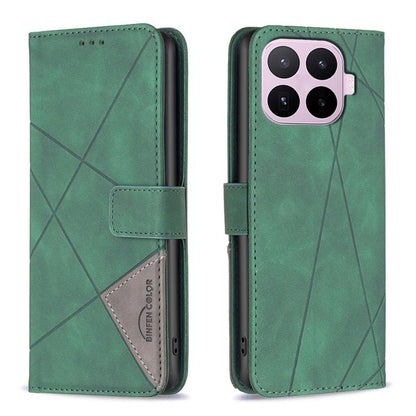 Magnetic Buckle Rhombus Texture Leather Phone Case, For Xiaomi 17T Pro 5G, For Xiaomi 17T 5G, For Xiaomi Poco M7 4G 169mm, For Xiaomi 15T Pro 5G, For Xiaomi 15T 5G, For Xiaomi Poco F7 5G Global, For Xiaomi Poco C71, For Xiaomi Poco F7 Pro / F7 Ultra   ...