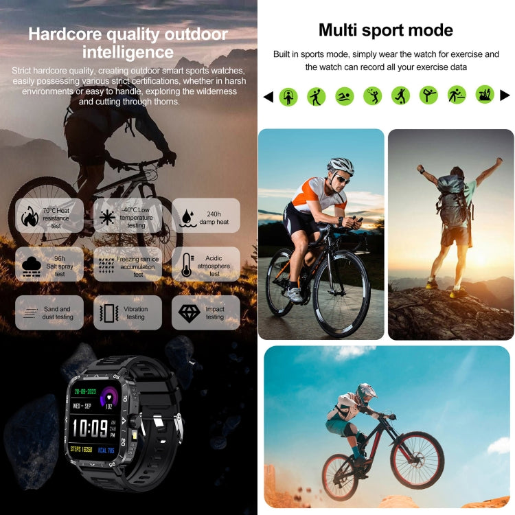 ZW59 1.95 inch BT Call Sports Smart Watch, Blood Oxygen / Heart Rate / Remote Photography