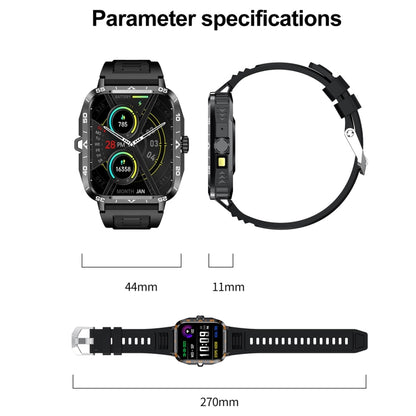 ZW59 1.95 inch BT Call Sports Smart Watch, Blood Oxygen / Heart Rate / Remote Photography