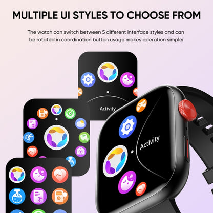 LC88 2 inch Square Screen BT Call Smart Watch, Heart Rate / Blood Pressure / Blood Oxygen / Sleep Monitoring