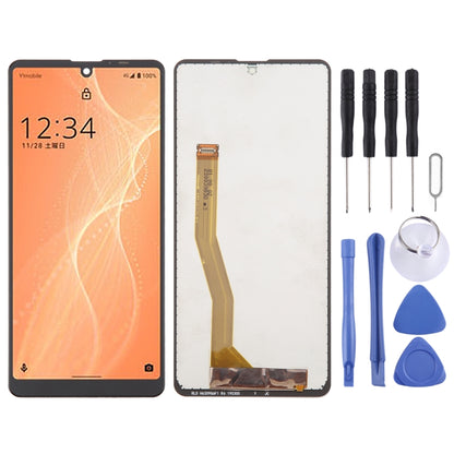 Original LCD Screen With Digitizer Full Assembly, For Sharp Aquos Sense3 Lite, For Sharp Aquos Sense4 Lite, For Sharp Aquos Sense3 Basic, For Sharp Aquos Sense 3 Plus, For Sharp Aquos Sense4, For Sharp Aquos Sense3, For Sharp Aquos Sence4 Basic