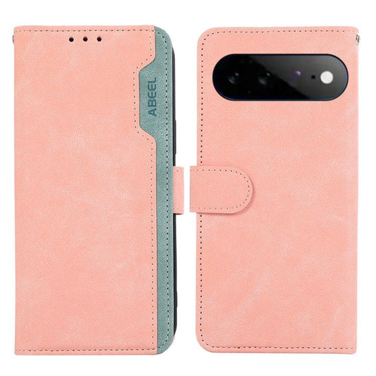 ABEEL Color Block Magnetic RFID Leather Phone Case, For Google Pixel 11 Pro XL, For Google Pixel 11, For Google Pixel 11 Pro, For Google Pixel 10a, For Google Pixel 9a