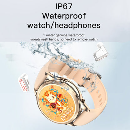 X17 mini 1.27 inch IP67 Waterproof 2 in 1 Bluetooth Earphone Smart Watch