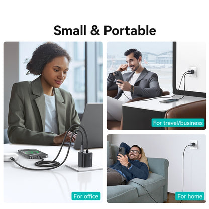 Chargeur rapide USAMS CC261 20 W GaN Mini Type-C / USB-C à double port avec câble, CC261