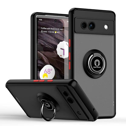 Q Shadow 1 Series TPU + PC Phone Case with Ring, For Google Pixel 10 Pro XL, For Google Pixel 10 / 10 Pro, For Google Pixel 9 Pro XL, For Google Pixel 9 / 9 Pro, For Google Pixel 8a, For Google Pixel 8 Pro, For Google Pixel 8, For Google Pixel 7a      ...