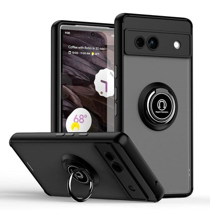 Q Shadow 1 Series TPU + PC Phone Case with Ring, For Google Pixel 10 Pro XL, For Google Pixel 10 / 10 Pro, For Google Pixel 9 Pro XL, For Google Pixel 9 / 9 Pro, For Google Pixel 8a, For Google Pixel 8 Pro, For Google Pixel 8, For Google Pixel 7a      ...