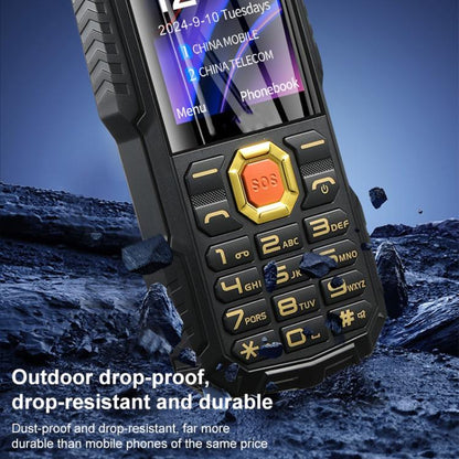Q7+ 4G Elder Keypad Rugged Phone, 1.77 inch, 16800mAh, 21 Keys,  SOS, FM, Network: 4G, Dual SIM