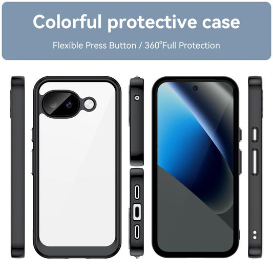 Colorful Series Acrylic Hybrid TPU Phone Case, For Google Pixel 11a, For Google Pixel 11 Pro XL, For Google Pixel 11, For Google Pixel 11 Pro, For Google Pixel 10a, For Google Pixel 10 Pro XL, For Google Pixel 10 Pro, For Google Pixel 10               ...