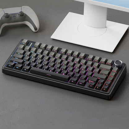 AULA F75 80 Keys Wired/2.4G/Bluetooth Three Model Customized RGB Mechanical Keyboard