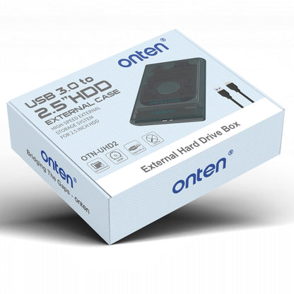 Onten UHD2 5Gbps USB 3.0 to 2.5 inch External Hard Drive Box HDD, Onten UHD2