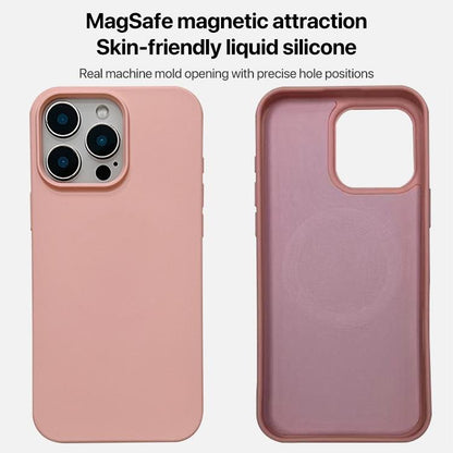 Flüssigsilikon Handy MagSafe Hülle, Für iPhone 11 Pro