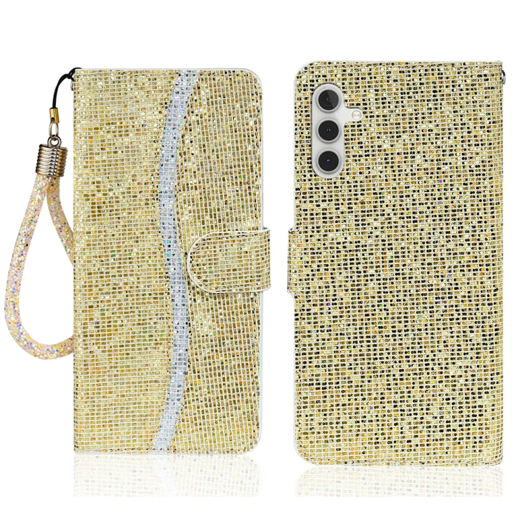 Glitter Powder Filp Leather Phone Case, For Samsung Galaxy A57 5G, For Samsung Galaxy A37 5G, For Samsung Galaxy A56 5G, For Samsung Galaxy A36 5G, For Samsung Galaxy A16  4G / 5G