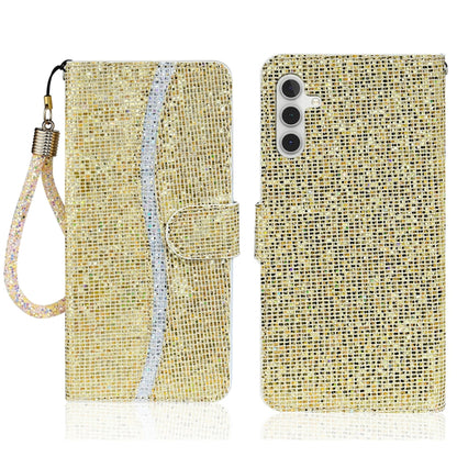 Glitter Powder Filp Leather Phone Case, For Samsung Galaxy A57 5G, For Samsung Galaxy A37 5G, For Samsung Galaxy A56 5G, For Samsung Galaxy A36 5G, For Samsung Galaxy A16  4G / 5G