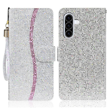 Glitter Powder Filp Leather Phone Case, For Samsung Galaxy A57 5G, For Samsung Galaxy A37 5G, For Samsung Galaxy A56 5G, For Samsung Galaxy A36 5G, For Samsung Galaxy A16  4G / 5G