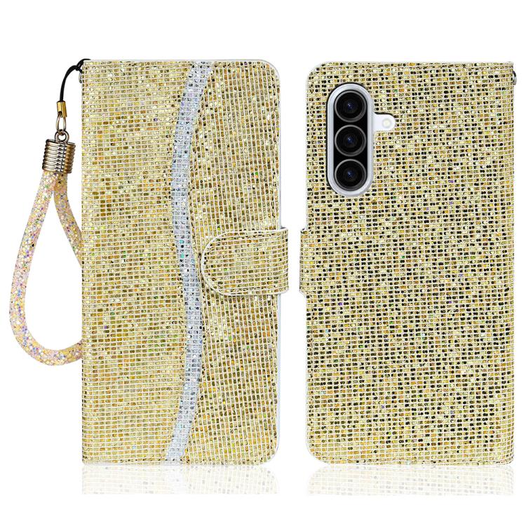 Glitter Powder Filp Leather Phone Case, For Samsung Galaxy A57 5G, For Samsung Galaxy A37 5G, For Samsung Galaxy A56 5G, For Samsung Galaxy A36 5G, For Samsung Galaxy A16  4G / 5G