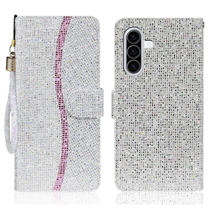 Glitter Powder Filp Leather Phone Case, For Samsung Galaxy A57 5G, For Samsung Galaxy A37 5G, For Samsung Galaxy A56 5G, For Samsung Galaxy A36 5G, For Samsung Galaxy A16  4G / 5G