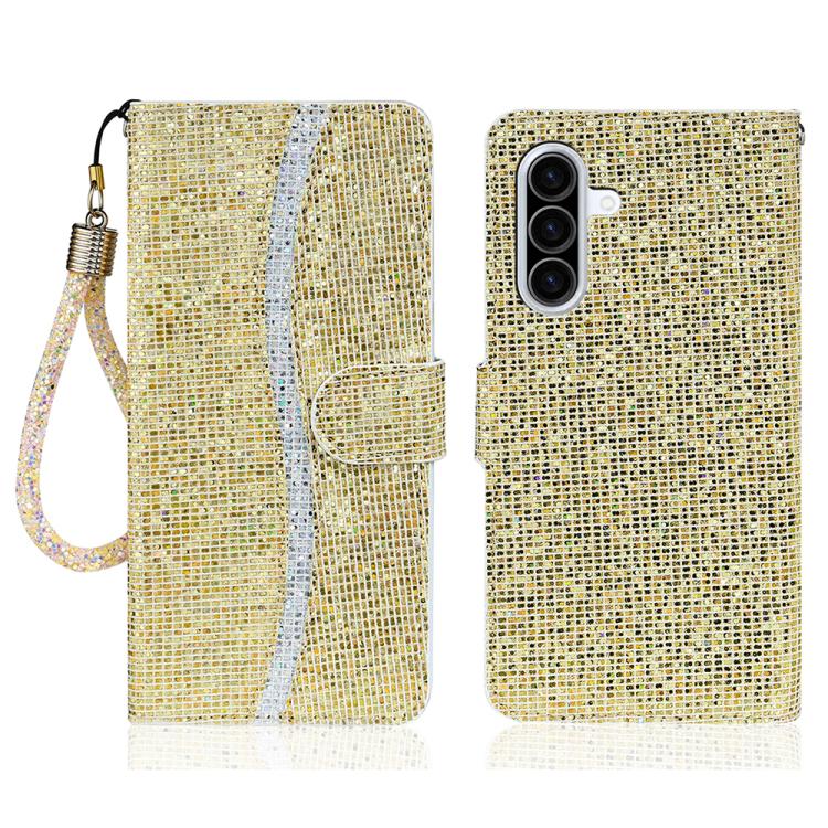 Glitter Powder Filp Leather Phone Case, For Samsung Galaxy A57 5G, For Samsung Galaxy A37 5G, For Samsung Galaxy A56 5G, For Samsung Galaxy A36 5G, For Samsung Galaxy A16  4G / 5G