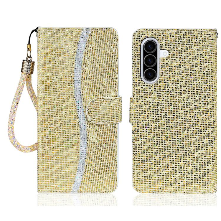 Glitter Powder Filp Leather Phone Case, For Samsung Galaxy A57 5G, For Samsung Galaxy A37 5G, For Galaxy A27 5G, For Samsung Galaxy A56 5G, For Samsung Galaxy A36 5G, For Samsung Galaxy A16  4G / 5G