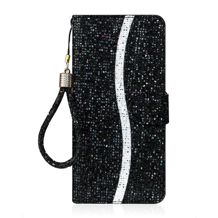 Glitter Powder Filp Leather Phone Case, For Samsung Galaxy A57 5G, For Samsung Galaxy A37 5G, For Samsung Galaxy A56 5G, For Samsung Galaxy A36 5G, For Samsung Galaxy A16  4G / 5G