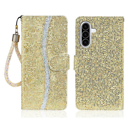 Glitter Powder Filp Leather Phone Case, For Samsung Galaxy A57 5G, For Samsung Galaxy A37 5G, For Samsung Galaxy A56 5G, For Samsung Galaxy A36 5G, For Samsung Galaxy A16  4G / 5G