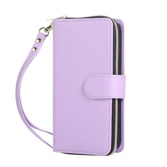 Nine-card Slots Zipper Wallet Bag Leather Phone Case, For iPhone 17e / 16e, For iPhone 17 Pro Max, For iPhone 17 Pro, For iPhone 17, For iPhone Air, For iPhone 16 Pro Max, For iPhone 16 Pro, For iPhone 16 Plus, For iPhone 16, For iPhone 15 Pro Max     ...