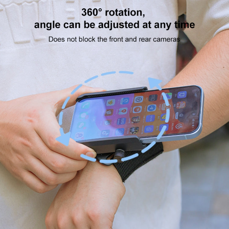 Elastic Wristband Hands Free Phone Clamp Holder, 24cm, 38cm, 24cm + 38cm