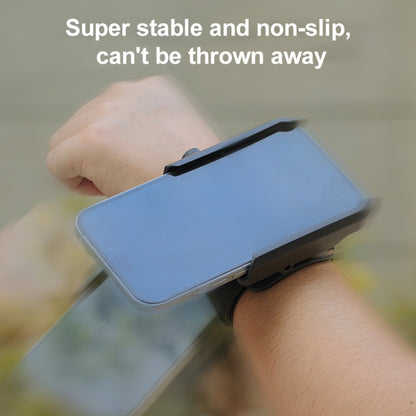 Elastic Wristband Hands Free Phone Clamp Holder, 24cm, 38cm, 24cm + 38cm
