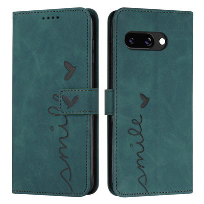 Skin Feel Heart Embossed Leather Phone Case with Long Lanyard, For Google Pixel 11 Pro XL, For Google Pixel 11 / 11 Pro, For Google Pixel 10a, For Google Pixel 10 Pro XL, For Google Pixel 10 / 10 Pro, For Google Pixel 9a