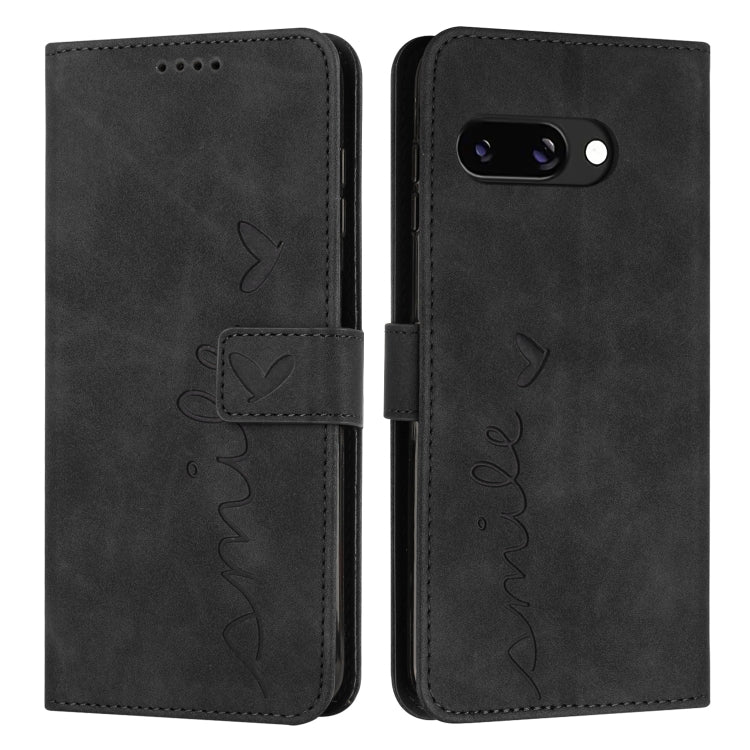 Skin Feel Heart Embossed Leather Phone Case with Long Lanyard, For Google Pixel 11 Pro XL, For Google Pixel 11 / 11 Pro, For Google Pixel 10a, For Google Pixel 10 Pro XL, For Google Pixel 10 / 10 Pro, For Google Pixel 9a