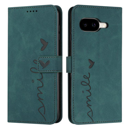 Skin Feel Heart Embossed Leather Phone Case with Long Lanyard, For Google Pixel 11 Pro XL, For Google Pixel 11 / 11 Pro, For Google Pixel 10a, For Google Pixel 10 Pro XL, For Google Pixel 10 / 10 Pro, For Google Pixel 9a