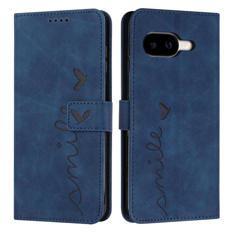 Skin Feel Heart Embossed Leather Phone Case with Long Lanyard, For Google Pixel 11 Pro XL, For Google Pixel 11 / 11 Pro, For Google Pixel 10a, For Google Pixel 10 Pro XL, For Google Pixel 10 / 10 Pro, For Google Pixel 9a