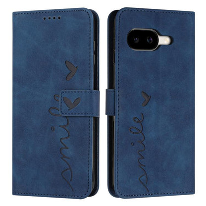 Skin Feel Heart Embossed Leather Phone Case with Long Lanyard, For Google Pixel 11 Pro XL, For Google Pixel 11 / 11 Pro, For Google Pixel 10a, For Google Pixel 10 Pro XL, For Google Pixel 10 / 10 Pro, For Google Pixel 9a
