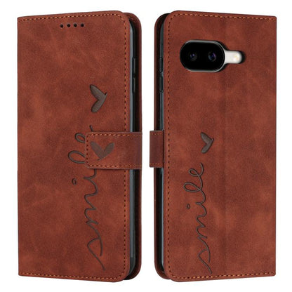 Skin Feel Heart Embossed Leather Phone Case with Long Lanyard, For Google Pixel 11 Pro XL, For Google Pixel 11 / 11 Pro, For Google Pixel 10a, For Google Pixel 10 Pro XL, For Google Pixel 10 / 10 Pro, For Google Pixel 9a