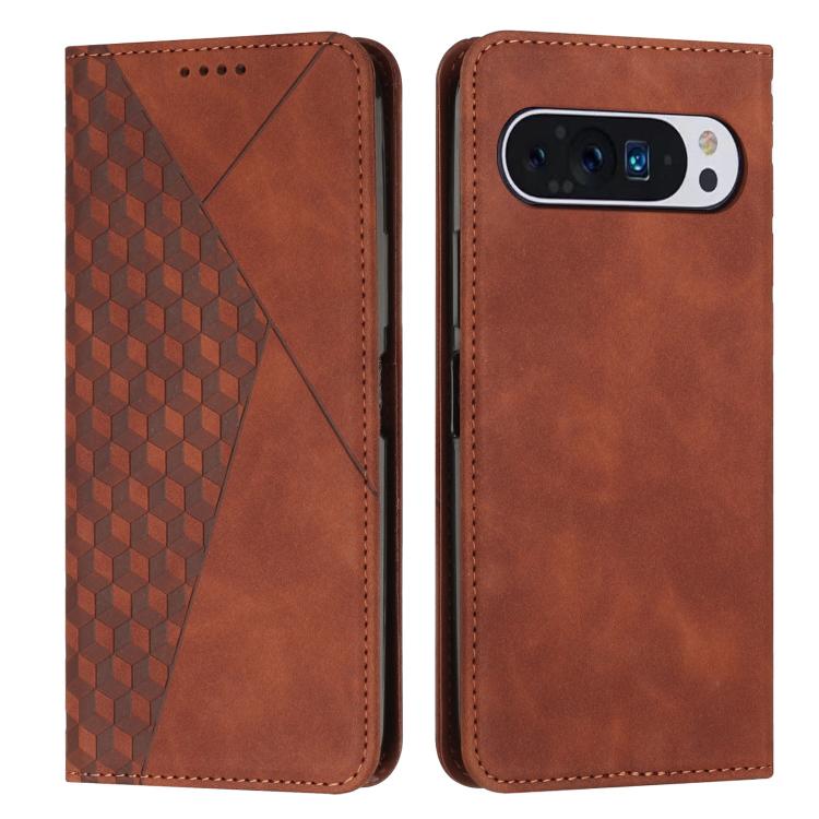 Diamond Splicing Skin Feel Magnetic Leather Phone Case, For Google Pixel 11 Pro XL, For Google Pixel 11 / 11 Pro, For Google Pixel 10a, For Google Pixel 10 Pro XL, For Google Pixel 10 / 10 Pro, For Google Pixel 9a