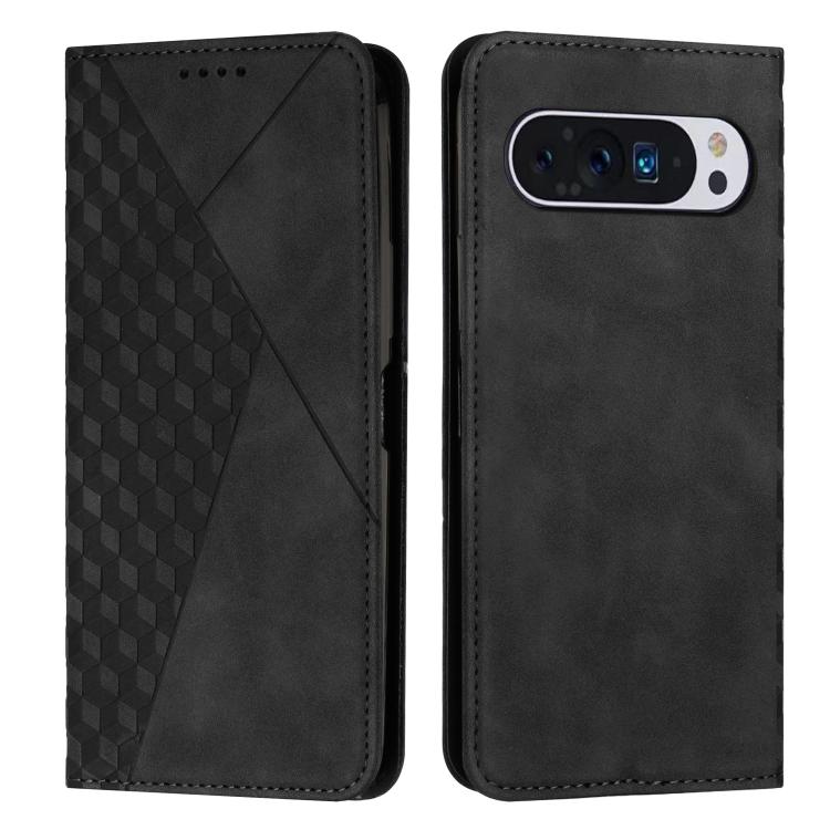 Diamond Splicing Skin Feel Magnetic Leather Phone Case, For Google Pixel 11 Pro XL, For Google Pixel 11 / 11 Pro, For Google Pixel 10a, For Google Pixel 10 Pro XL, For Google Pixel 10 / 10 Pro, For Google Pixel 9a