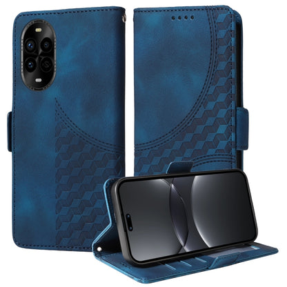 Embossed Rhombus Starry Leather Phone Case, For Huawei nova 14, For Huawei Enjoy 80, For Huawei nova 13 Pro, For Huawei nova 13 / nova 12
