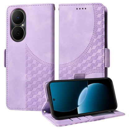 Embossed Rhombus Starry Leather Phone Case, For Huawei nova 14, For Huawei Enjoy 80, For Huawei nova 13 Pro, For Huawei nova 13 / nova 12