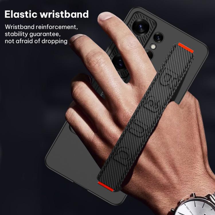 GKK Ultra-thin Wristband Shockproof Phone Case with Holder, For Samsung Galaxy S26 Ultra 5G, For Samsung Galaxy S25 Ultra 5G