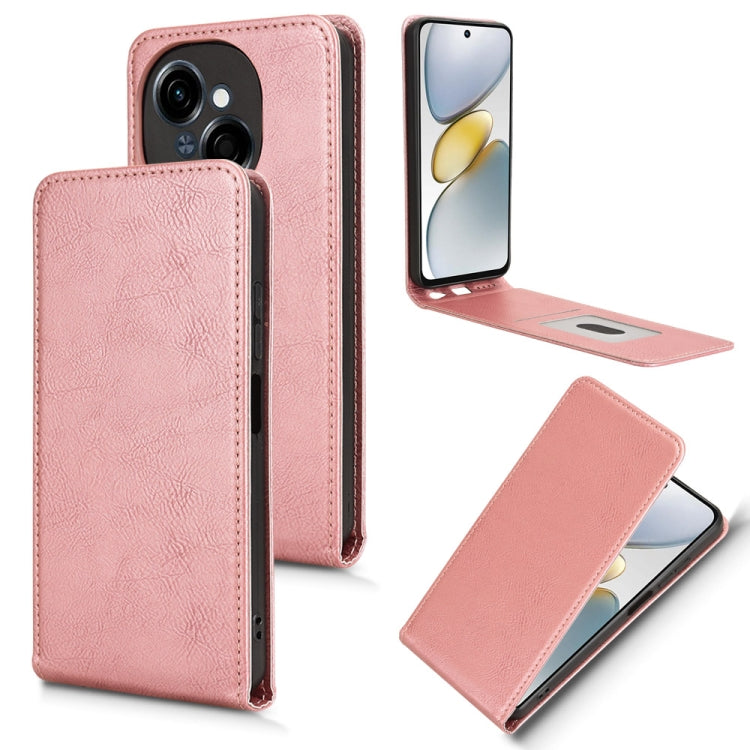 Magnetic Vertical Flip Leather Phone Case, For Tecno Spark Go 1 / Pop 9 4G, For Tecno Camon 30S 4G / Camon 30S Pro 4G, For Tecno Pova 6 Neo 5G / Spark 30 5G, For Tecno Spark 30 Pro 4G, For Tecno Spark 30 4G, For Tecno Spark 30C