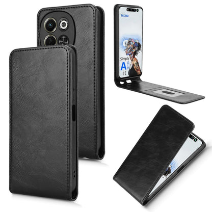 Magnetic Vertical Flip Leather Phone Case, For Tecno Spark Go 1 / Pop 9 4G, For Tecno Camon 30S 4G / Camon 30S Pro 4G, For Tecno Pova 6 Neo 5G / Spark 30 5G, For Tecno Spark 30 Pro 4G, For Tecno Spark 30 4G, For Tecno Spark 30C