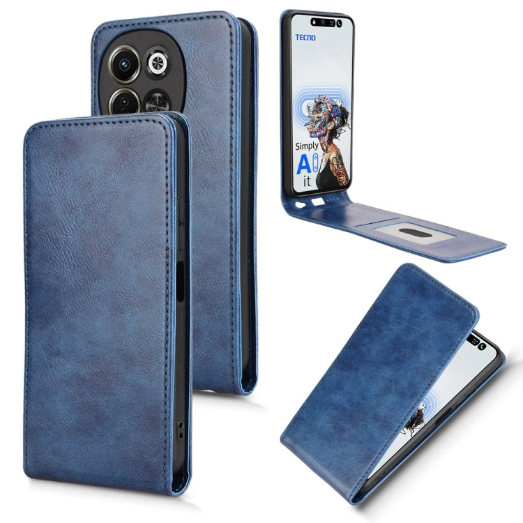 Magnetic Vertical Flip Leather Phone Case, For Tecno Spark Go 1 / Pop 9 4G, For Tecno Camon 30S 4G / Camon 30S Pro 4G, For Tecno Pova 6 Neo 5G / Spark 30 5G, For Tecno Spark 30 Pro 4G, For Tecno Spark 30 4G, For Tecno Spark 30C