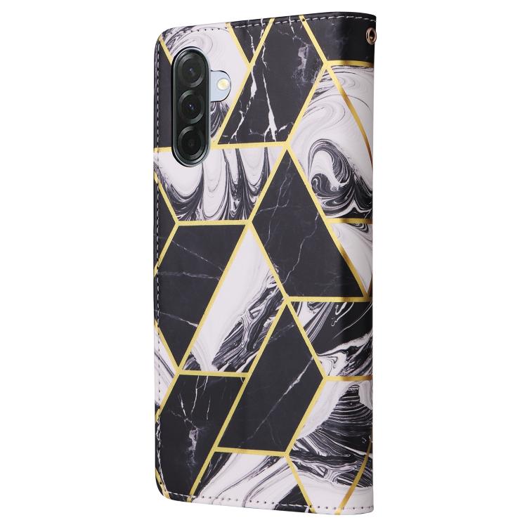 Marble Bronzing Stitching Leather Phone Case, For Samsung Galaxy A37 5G / A36 5G, For Samsung Galaxy A07 4G / 5G, For Samsung Galaxy A17 5G, For Samsung Galaxy A56 5G, For Samsung Galaxy A26 5G, For Samsung Galaxy A16 5G, For Samsung Galaxy A06 4G     ...