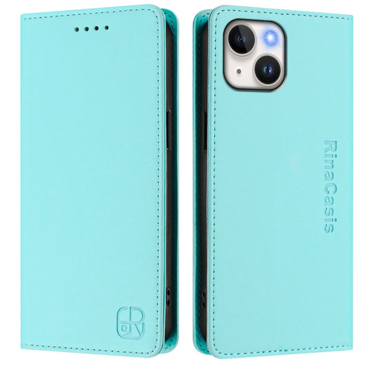 RC01 Dual-Folded Magnetic Suction RFID Leather Phone Case, For iPhone 15, For iPhone 14 Plus, For iPhone 14 / 13, For iPhone 14 Pro, For iPhone 14 Pro Max, For iPhone 7 / 8 / SE 2022, For iPhone 13 Pro Max, For iPhone 13 Pro, For iPhone 13 mini        ...