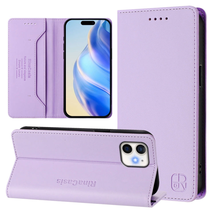RC01 Dual-Folded Magnetic Suction RFID Leather Phone Case, For iPhone 11 Pro Max, For iPhone 11, For iPhone 11 Pro, For iPhone X / XS, For iPhone XR, For iPhone XS Max, For iPhone 7 Plus / 8 Plus